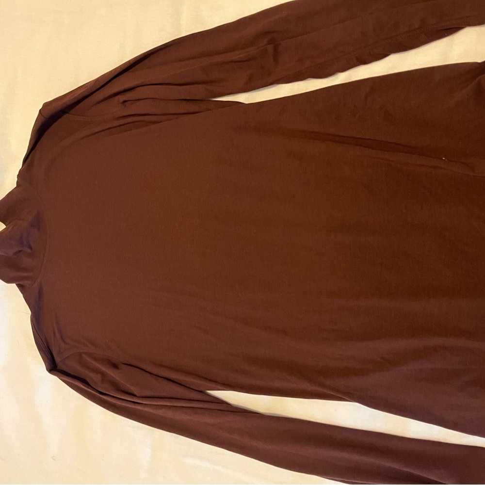 Kit and Ace Burgundy Women’s Long Sleeve Turtleneck
